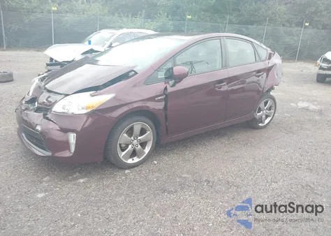 2013 Toyota Prius Three Se из США, поврежденный, VIN JTDKN3DU4D5581410